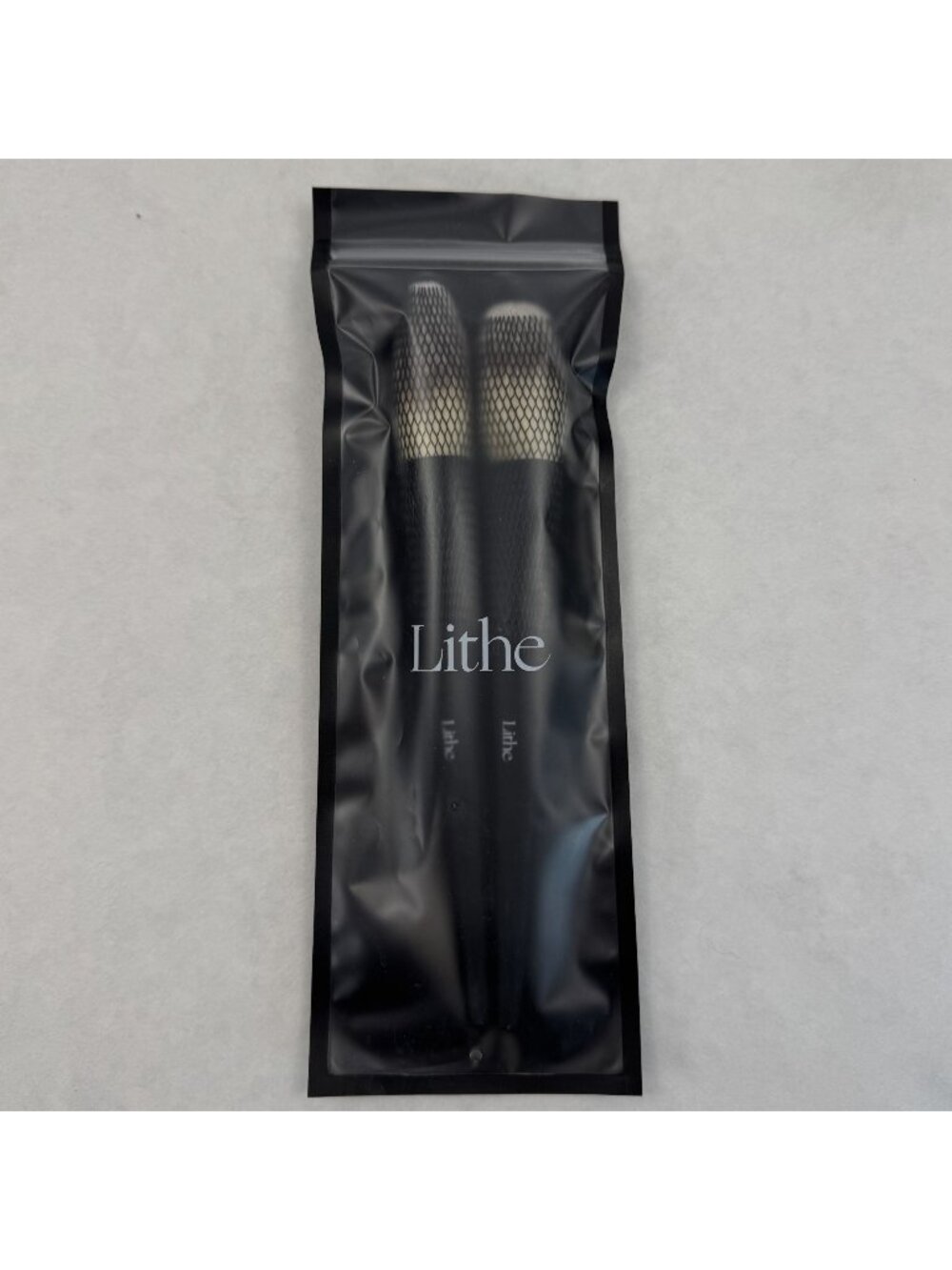 Lithe Beauty Essential Face Makeup Brushes Set 2-Pack Soft Bristles Black NEW